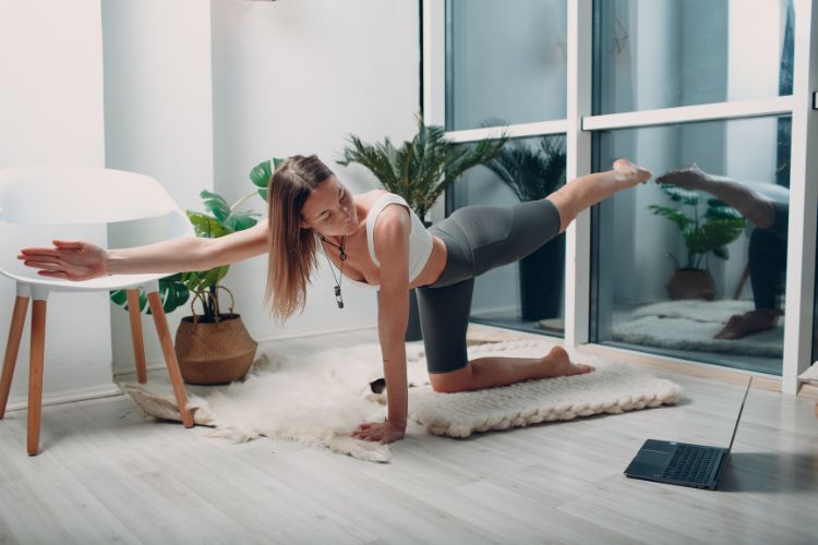 pilates workout at home