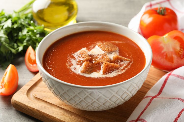 roasted tomato basil soup